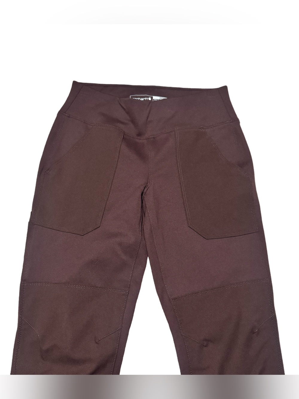 Carhartt Force Midweight Leggings Women's XS Maroon Stretch Utility Pant NWT - Picture 5 of 9